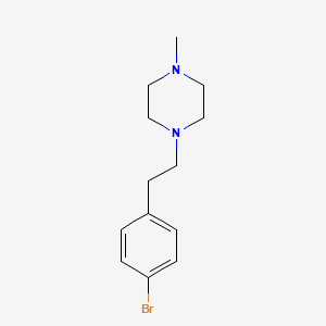 molecular formula C13H19BrN2 B3289158 1-(4-溴苯乙基)-4-甲基哌嗪 CAS No. 855894-11-0