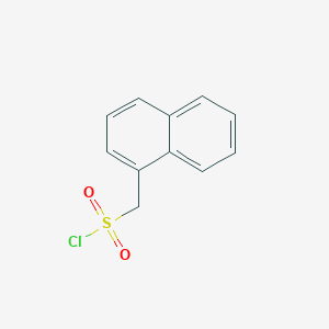molecular formula C11H9ClO2S B3289205 (Naphthalen-4-YL)methanesulfonyl chloride CAS No. 856199-38-7