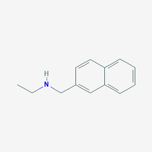 molecular formula C13H15N B3289208 Ethyl[(naphthalen-2-yl)methyl]amine CAS No. 856200-21-0