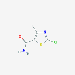 molecular formula C5H5ClN2OS B3289242 2-Chloro-4-methylthiazole-5-carboxamide CAS No. 856658-33-8