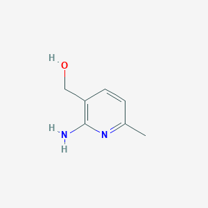 molecular formula C7H10N2O B3289275 (2-Amino-6-methylpyridin-3-yl)methanol CAS No. 856956-20-2