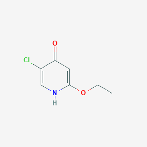 molecular formula C7H8ClNO2 B3289288 5-Chloro-2-ethoxypyridin-4-ol CAS No. 856965-85-0