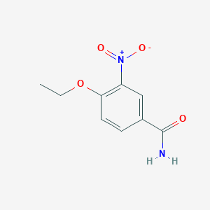 molecular formula C9H10N2O4 B3289371 4-Ethoxy-3-nitro-benzamide CAS No. 857487-21-9