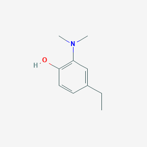 molecular formula C10H15NO B3289393 2-(Dimethylamino)-4-ethylphenol CAS No. 857629-77-7