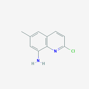 molecular formula C10H9ClN2 B3289399 2-Chloro-6-methylquinolin-8-amine CAS No. 857759-41-2