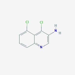 molecular formula C9H6Cl2N2 B3289403 4,5-Dichloroquinolin-3-amine CAS No. 857759-50-3