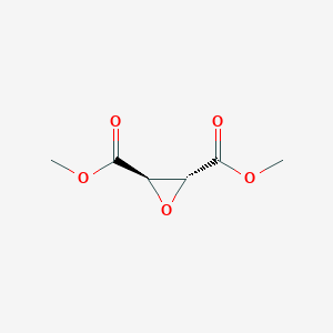 molecular formula C6H8O5 B3289449 Dimethyl (2R,3R)-oxirane-2,3-dicarboxylate CAS No. 85798-25-0
