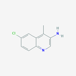 molecular formula C10H9ClN2 B3289459 6-Chloro-4-methylquinolin-3-amine CAS No. 858195-92-3