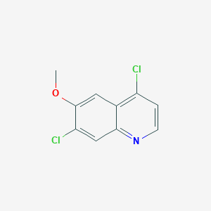 molecular formula C10H7Cl2NO B3289488 4,7-Dichloro-6-methoxyquinoline CAS No. 858279-05-7