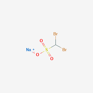 molecular formula CHBr2NaO3S B3289545 Sodium dibromomethanesulfonate CAS No. 859073-88-4