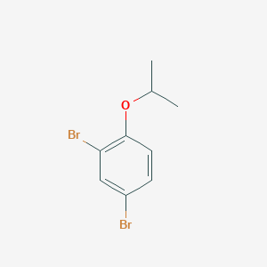 molecular formula C9H10Br2O B3289556 2,4-二溴-1-(丙-2-氧基)苯 CAS No. 859182-57-3