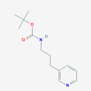 molecular formula C13H20N2O2 B3289568 (3-Pyridin-3-yl-propyl)-carbamic acid tert-butyl ester CAS No. 859239-24-0