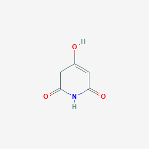 molecular formula C5H5NO3 B3289616 2,6(1H,3H)-Pyridinedione, 4-hydroxy- CAS No. 859749-74-9