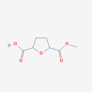 molecular formula C7H10O5 B3289662 5-(Methoxycarbonyl)oxolane-2-carboxylic acid CAS No. 860027-22-1