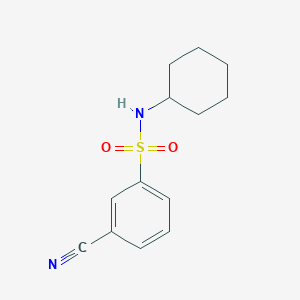 3-Cyano-N-cyclohexylbenzenesulfonamide