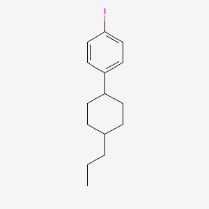 molecular formula C15H21I B3289734 1-(Trans-4-propylcyclohexyl)-4-iodobenzene CAS No. 860639-66-3