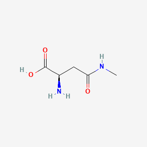 molecular formula C5H10N2O3 B3289739 (R)-2-氨基-4-(甲基氨基)-4-氧代丁酸 CAS No. 86070-35-1