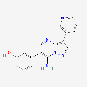 molecular formula C17H13N5O B3289813 Ehp-inhibitor-2 CAS No. 861249-77-6