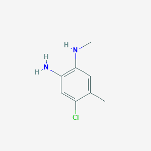 molecular formula C8H11ClN2 B3289833 4-Chloro-N1,5-dimethylbenzene-1,2-diamine CAS No. 861367-01-3