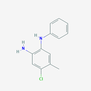 molecular formula C13H13ClN2 B3289855 4-Chloro-5-methyl-N1-phenylbenzene-1,2-diamine CAS No. 861519-25-7