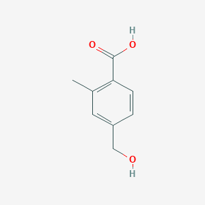 molecular formula C9H10O3 B3289860 4-(Hydroxymethyl)-2-methylbenzoic acid CAS No. 861555-67-1