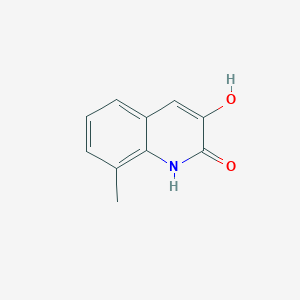 molecular formula C10H9NO2 B3289867 3-Hydroxy-8-methylquinolin-2(1H)-one CAS No. 861580-69-0