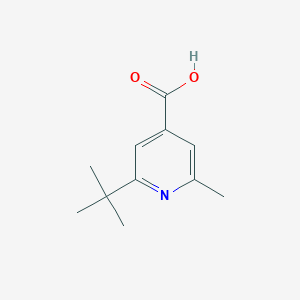 molecular formula C11H15NO2 B3289899 2-(tert-Butyl)-6-methylisonicotinic acid CAS No. 861803-64-7