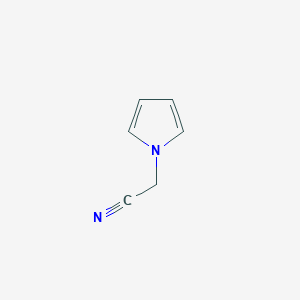 molecular formula C6H6N2 B3289966 2-(1H-pyrrol-1-yl)acetonitrile CAS No. 86241-05-6