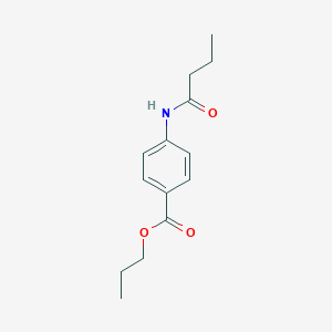 Propyl 4-(butanoylamino)benzoate