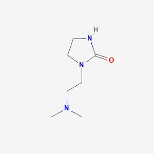 molecular formula C7H15N3O B3290026 1-[2-(Dimethylamino)ethyl]-2-imidazolidinone CAS No. 86273-87-2