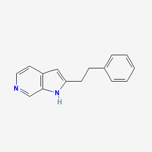 molecular formula C15H14N2 B3290171 2-苯乙基-1H-吡咯并[2,3-C]吡啶 CAS No. 863301-92-2