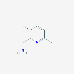 molecular formula C8H12N2 B3290233 (3,6-二甲基吡啶-2-基)甲胺 CAS No. 863548-40-7