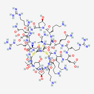 molecular formula C100H170N38O32S6 B3290345 Geographutoxin I CAS No. 86394-16-3