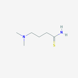 molecular formula C6H14N2S B3290360 4-(Dimethylamino)butanethioamide CAS No. 86415-54-5