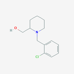 molecular formula C13H18ClNO B3290406 [1-(2-Chloro-benzyl)-piperidin-2-yl]-methanol CAS No. 864410-80-0