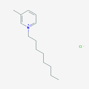 molecular formula C14H24ClN B3290426 N-octyl-3-metylpyridinium chloride CAS No. 864461-36-9