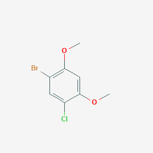 molecular formula C8H8BrClO2 B3290448 1-Bromo-5-chloro-2,4-dimethoxybenzene CAS No. 864745-91-5