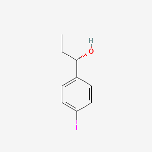 molecular formula C9H11IO B3290450 （S）-1-(4-碘苯基)-丙-1-醇 CAS No. 864754-30-3