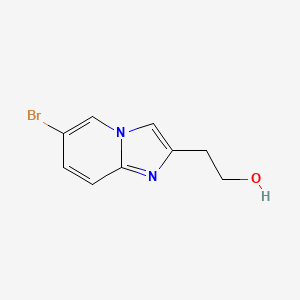 molecular formula C9H9BrN2O B3290465 2-(6-Bromoimidazo[1,2-a]pyridin-2-yl)ethanol CAS No. 864867-36-7