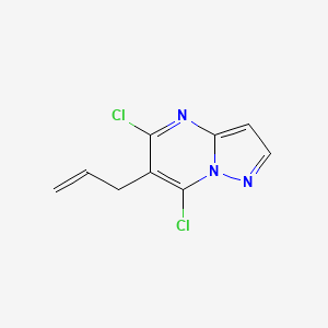 molecular formula C9H7Cl2N3 B3290516 6-Allyl-5,7-dichloropyrazolo[1,5-a]pyrimidine CAS No. 865188-51-8