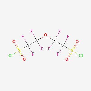 molecular formula C4Cl2F8O5S2 B3290571 2,2'-氧双(全氟乙烷)磺酰氯 CAS No. 86553-57-3