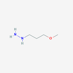 molecular formula C4H12N2O B3290591 (3-甲氧基丙基)肼 CAS No. 865720-52-1