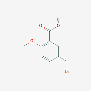 molecular formula C9H9BrO3 B3290596 5-(Bromomethyl)-2-methoxybenzoic acid CAS No. 865757-45-5