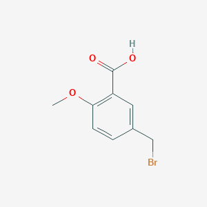 molecular formula C9H9BrO3 B3290596 5-(溴甲基)-2-甲氧基苯甲酸 CAS No. 865757-45-5