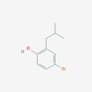 molecular formula C10H13BrO B3290635 4-Bromo-2-isobutylphenol CAS No. 866236-17-1
