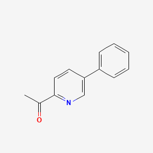 molecular formula C13H11NO B3290648 1-(5-Phenylpyridin-2-yl)ethan-1-one CAS No. 866326-59-2