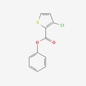 molecular formula C11H7ClO2S B3290714 Phenyl 3-chlorothiophene-2-carboxylate CAS No. 866849-49-2