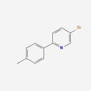 molecular formula C12H10BrN B3290778 5-Bromo-2-(4-methylphenyl)pyridine CAS No. 867380-38-9