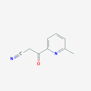 3-(6-Methylpyridin-2-YL)-3-oxopropanenitrile