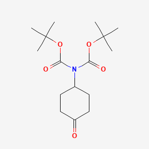 4-(N,N-bis(tert-butoxycarbonyl)amino)cyclohexanone